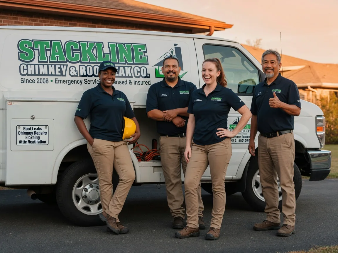Chimney flashing repair company in Gallatin, TX